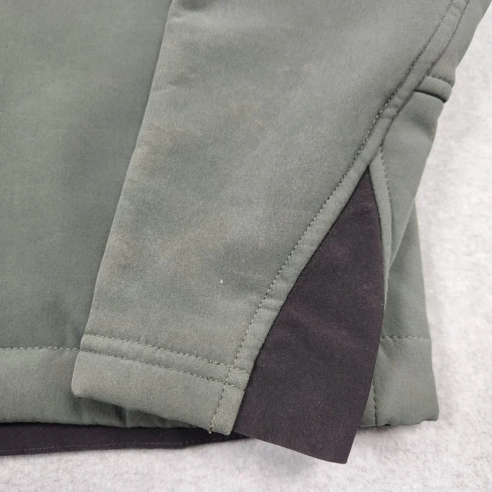 The North Face Softshell Jacket Mens Small Green Apex Risor Summit Series Lined